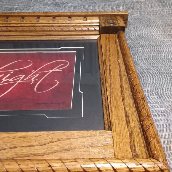 Wall hanging "Kiss me goodnight" - Picture 2 of 3